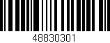 Código de barras (EAN, GTIN, SKU, ISBN): '48830301'