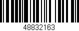 Código de barras (EAN, GTIN, SKU, ISBN): '48832163'