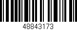 Código de barras (EAN, GTIN, SKU, ISBN): '48843173'