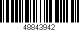 Código de barras (EAN, GTIN, SKU, ISBN): '48843942'