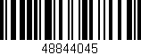 Código de barras (EAN, GTIN, SKU, ISBN): '48844045'