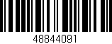 Código de barras (EAN, GTIN, SKU, ISBN): '48844091'