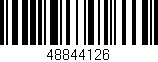 Código de barras (EAN, GTIN, SKU, ISBN): '48844126'