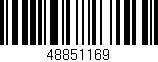Código de barras (EAN, GTIN, SKU, ISBN): '48851169'