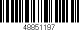 Código de barras (EAN, GTIN, SKU, ISBN): '48851197'