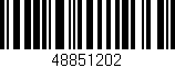 Código de barras (EAN, GTIN, SKU, ISBN): '48851202'