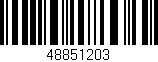 Código de barras (EAN, GTIN, SKU, ISBN): '48851203'