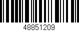 Código de barras (EAN, GTIN, SKU, ISBN): '48851209'