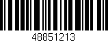 Código de barras (EAN, GTIN, SKU, ISBN): '48851213'