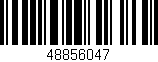 Código de barras (EAN, GTIN, SKU, ISBN): '48856047'