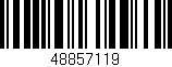 Código de barras (EAN, GTIN, SKU, ISBN): '48857119'