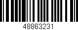Código de barras (EAN, GTIN, SKU, ISBN): '48863231'