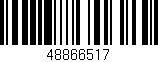 Código de barras (EAN, GTIN, SKU, ISBN): '48866517'