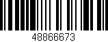 Código de barras (EAN, GTIN, SKU, ISBN): '48866673'