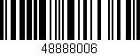 Código de barras (EAN, GTIN, SKU, ISBN): '48888006'