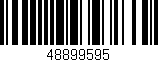 Código de barras (EAN, GTIN, SKU, ISBN): '48899595'