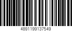 Código de barras (EAN, GTIN, SKU, ISBN): '4891199137549'