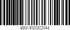 Código de barras (EAN, GTIN, SKU, ISBN): '4891450302044'