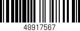 Código de barras (EAN, GTIN, SKU, ISBN): '48917567'