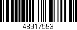 Código de barras (EAN, GTIN, SKU, ISBN): '48917593'