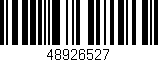 Código de barras (EAN, GTIN, SKU, ISBN): '48926527'