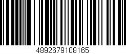Código de barras (EAN, GTIN, SKU, ISBN): '4892679108165'