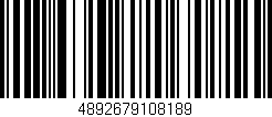 Código de barras (EAN, GTIN, SKU, ISBN): '4892679108189'