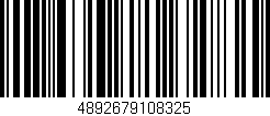 Código de barras (EAN, GTIN, SKU, ISBN): '4892679108325'