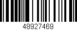 Código de barras (EAN, GTIN, SKU, ISBN): '48927469'
