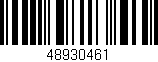Código de barras (EAN, GTIN, SKU, ISBN): '48930461'