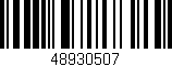 Código de barras (EAN, GTIN, SKU, ISBN): '48930507'
