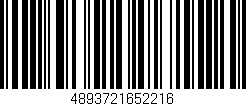 Código de barras (EAN, GTIN, SKU, ISBN): '4893721652216'