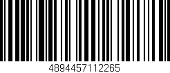 Código de barras (EAN, GTIN, SKU, ISBN): '4894457112265'