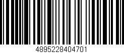 Código de barras (EAN, GTIN, SKU, ISBN): '4895228404701'