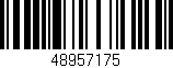 Código de barras (EAN, GTIN, SKU, ISBN): '48957175'
