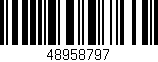 Código de barras (EAN, GTIN, SKU, ISBN): '48958797'
