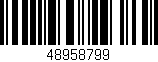 Código de barras (EAN, GTIN, SKU, ISBN): '48958799'