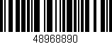 Código de barras (EAN, GTIN, SKU, ISBN): '48968890'