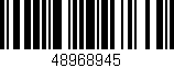 Código de barras (EAN, GTIN, SKU, ISBN): '48968945'