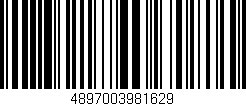 Código de barras (EAN, GTIN, SKU, ISBN): '4897003981629'