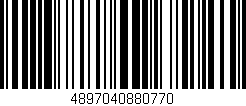 Código de barras (EAN, GTIN, SKU, ISBN): '4897040880770'