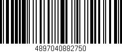 Código de barras (EAN, GTIN, SKU, ISBN): '4897040882750'