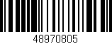 Código de barras (EAN, GTIN, SKU, ISBN): '48970805'