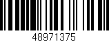 Código de barras (EAN, GTIN, SKU, ISBN): '48971375'