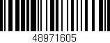 Código de barras (EAN, GTIN, SKU, ISBN): '48971605'