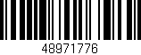 Código de barras (EAN, GTIN, SKU, ISBN): '48971776'