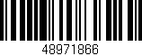 Código de barras (EAN, GTIN, SKU, ISBN): '48971866'