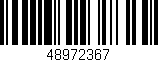 Código de barras (EAN, GTIN, SKU, ISBN): '48972367'
