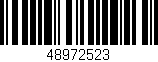Código de barras (EAN, GTIN, SKU, ISBN): '48972523'