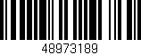 Código de barras (EAN, GTIN, SKU, ISBN): '48973189'